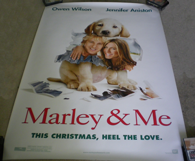 marley and me poster. MARLEY amp; ME MOVIE POSTER 2 Sided BUS STOP ROLLED 48x72 | eBay