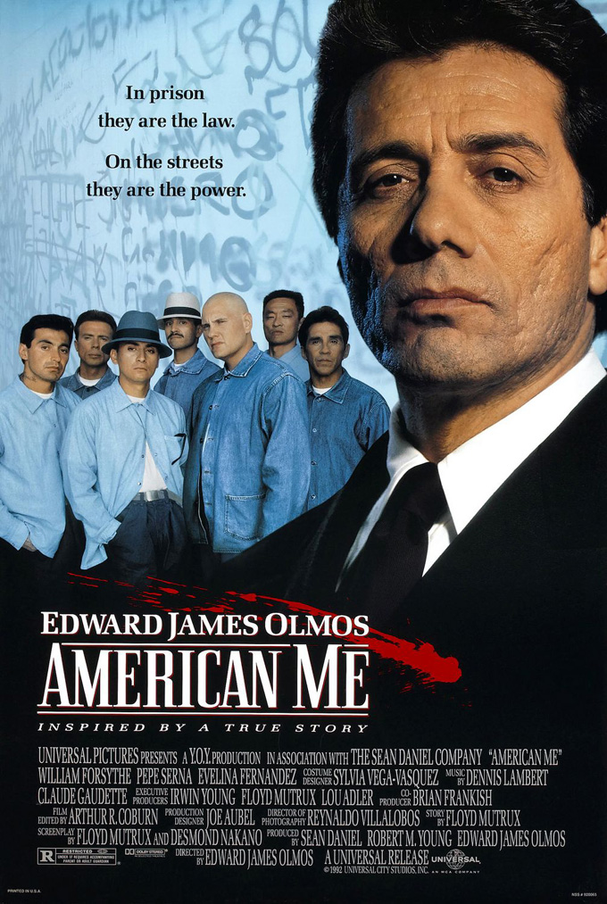 AMERICAN ME MOVIE POSTER 2 Sided ORIGINAL 27x40 EDWARD JAMES OLMOS