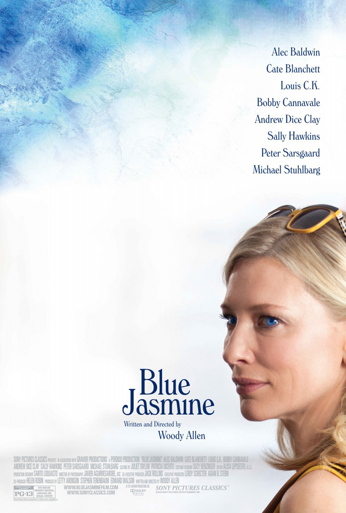 blue jasmine movie poster 2 sided original 27x40 woody allen