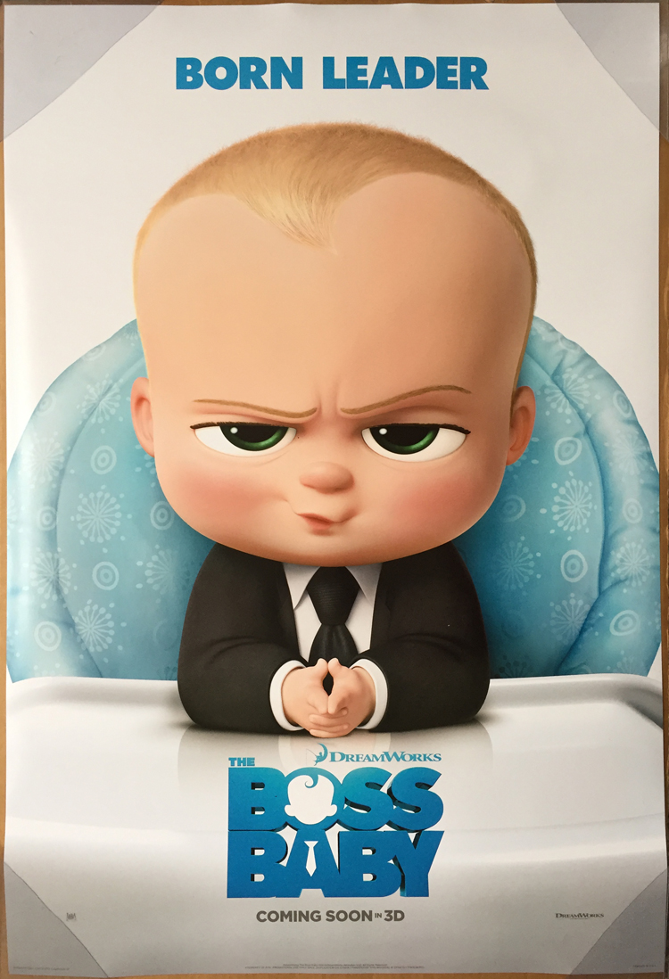 BOSS BABY MOVIE POSTER 2 Sided ORIGINAL INTL Advance 27x40 ...