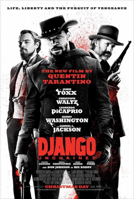 Django Unchained Movie Poster 2 Sided Original Final 27x40 Quentin 