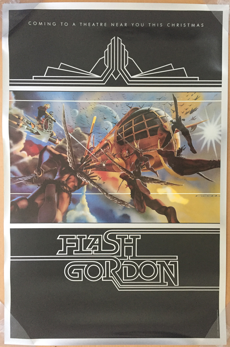 FLASH GORDON MOVIE POSTER 1 Sided ORIGINAL VF 25x38 SAM J ...