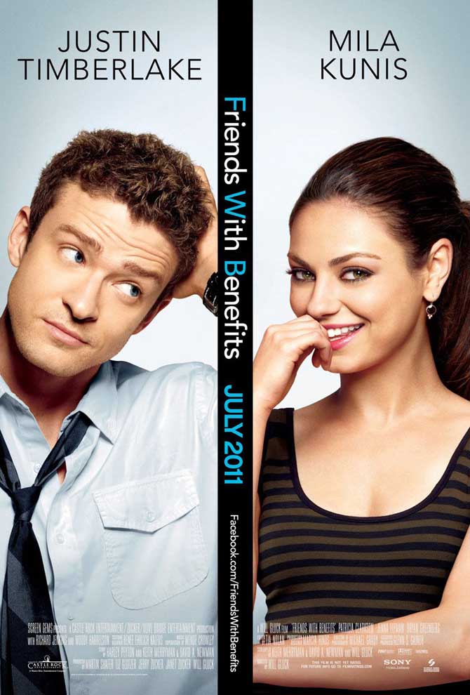 FRIENDS WITH BENEFITS MOVIE POSTER DS ORIGINAL 27x40  