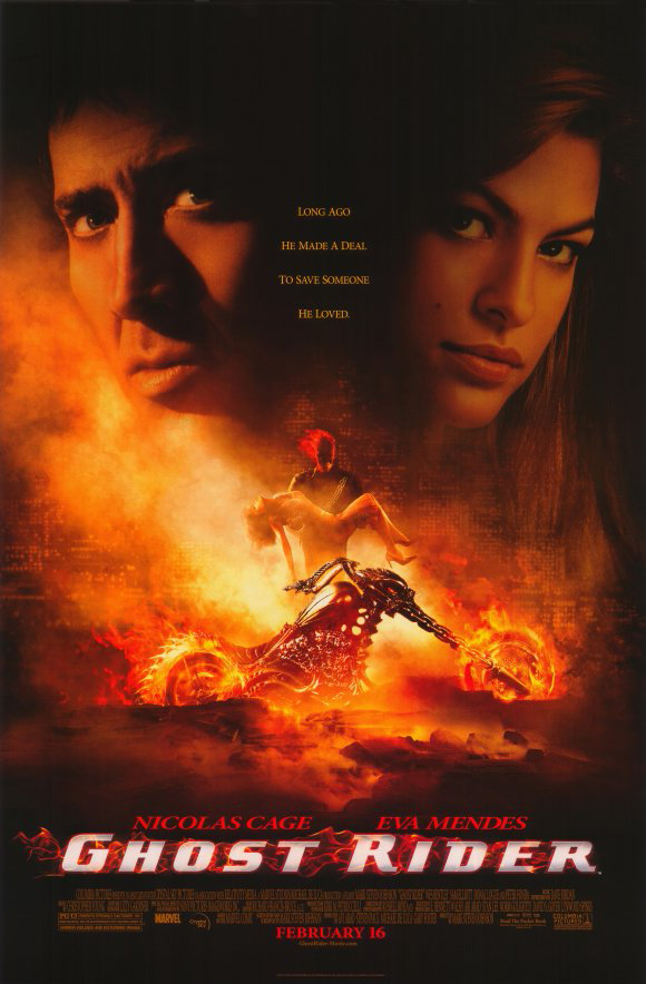 GHOST RIDER MOVIE POSTER 2 Sided ORIGINAL FINAL 27x40 NICOLAS CAGE