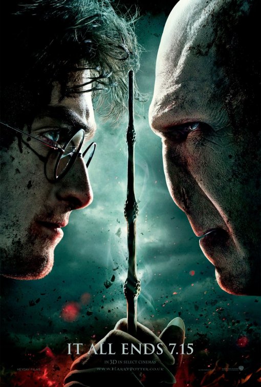 HARRY POTTER 8 DEATHLY HALLOWS PART 2 MOVIE POSTER ORIGINAL Advance 