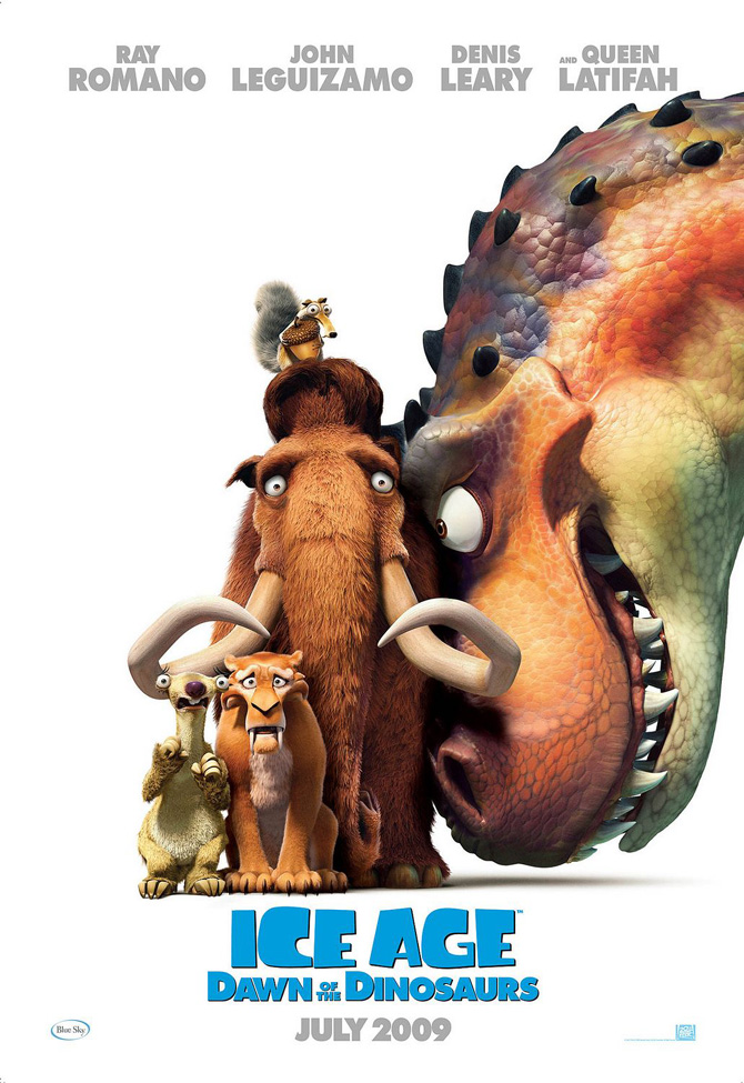 ice age movie with dinosaurs