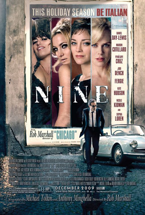 Nine Movie Poster 1 Sided Original Version B 27x40