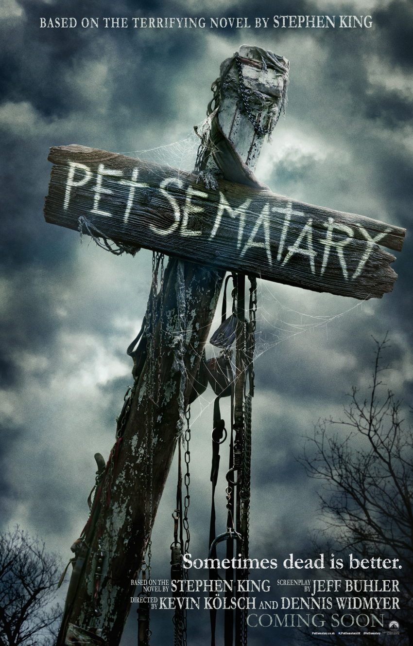 PET SEMATARY MOVIE POSTER 2 Sided ORIGINAL INTL Advance 27x40 JASON