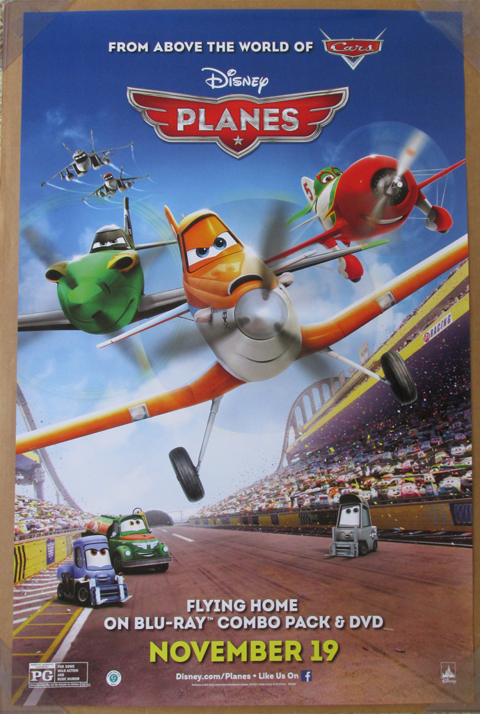 PLANES DVD MOVIE POSTER 1 Sided ORIGINAL 26x40 VAL KILMER DANE COOK | eBay