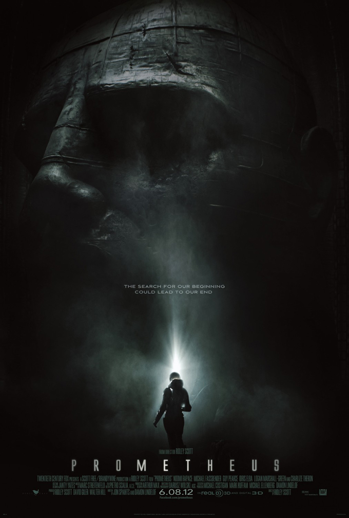 PROMETHEUS MOVIE POSTER 2 Sided ORIGINAL 27x40 RIDLEY SCOTT