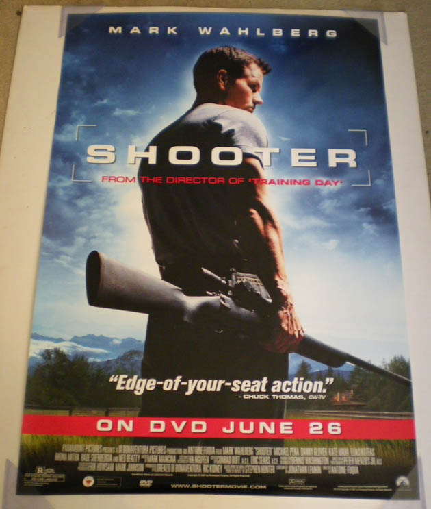 return policy shooter dvd movie poster 1 sided original 27x40