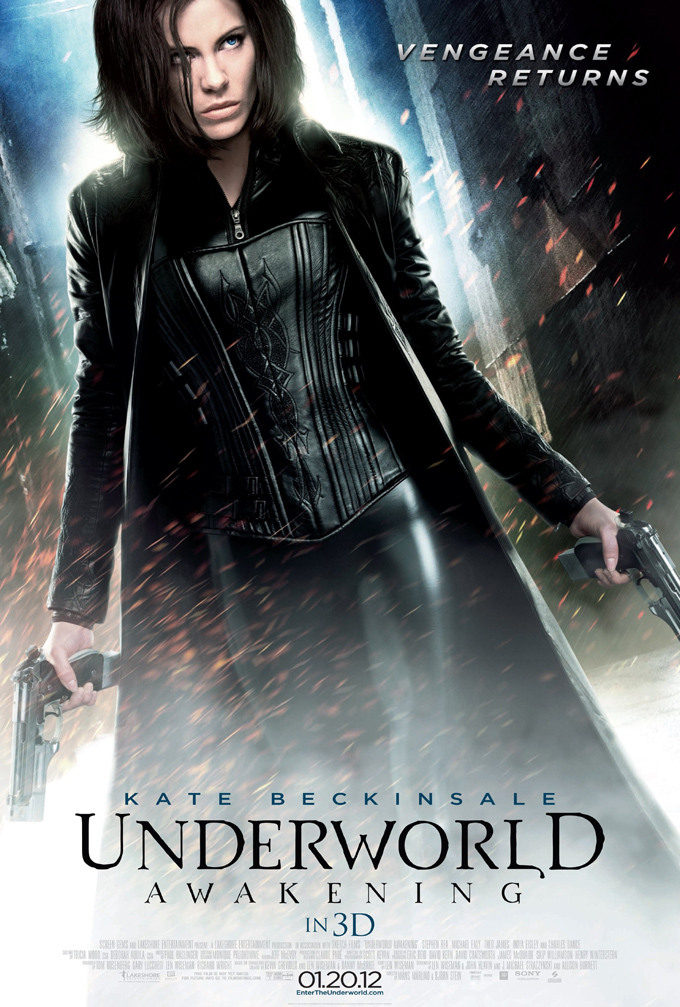 Underworld Awakening 4 Movie Poster 2 Sided Original 27x40 Kate 